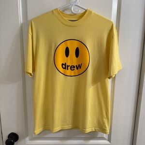 Drew House Mascot Tee Short Sleeve Light Yellow Justin Bieber XXS